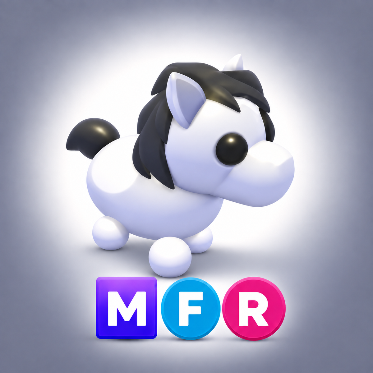 Shetland Pony White